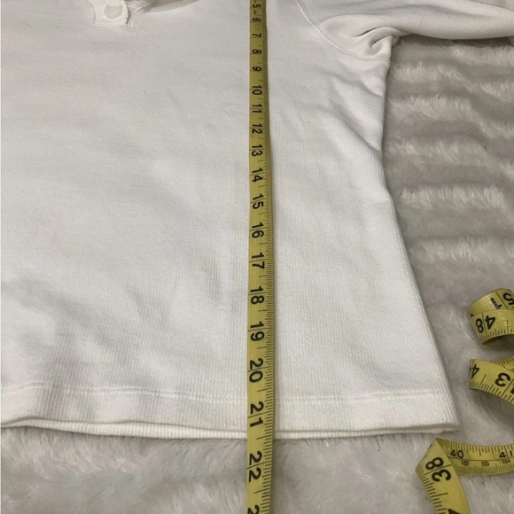 RAFAELLA Women’s White Pullover‎ Collared Sweater Size Large - Picture 5 of 6